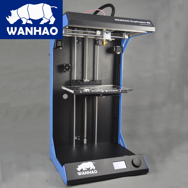 3D-принтер WANHAO Big FDM D5S, максимальный размер печати 295*195*575 мм, с бесплатным наполнителем, подходит для печати высоких моделей