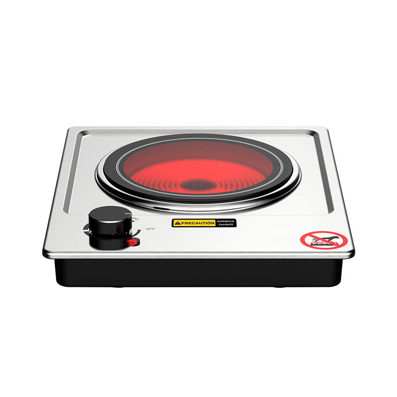 1200W Durable Electric Cook Top Heating Plate Household Kitchen Portable Stainless steel Induction Cooktop Countertop Burner