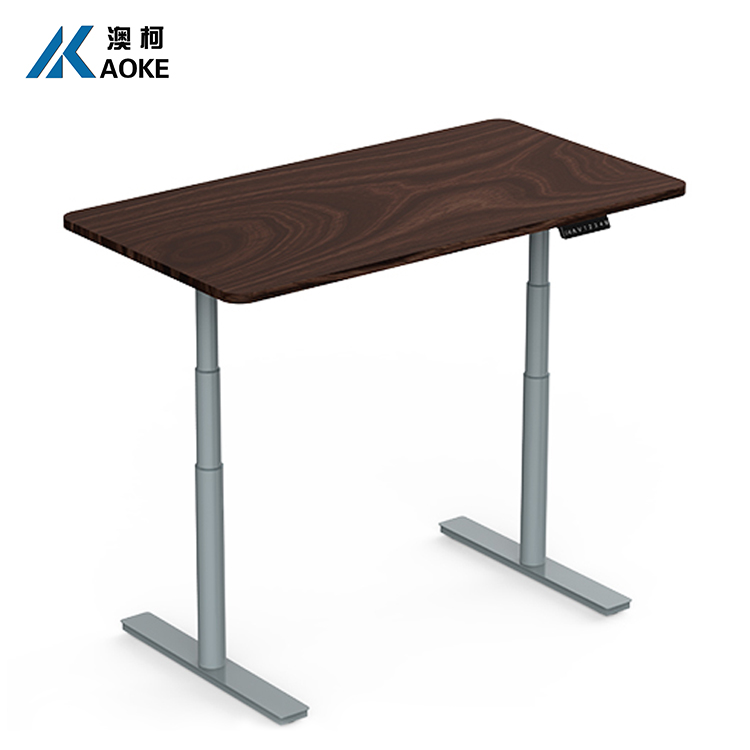 Ergonomic stable simple style height adjustable desk for company