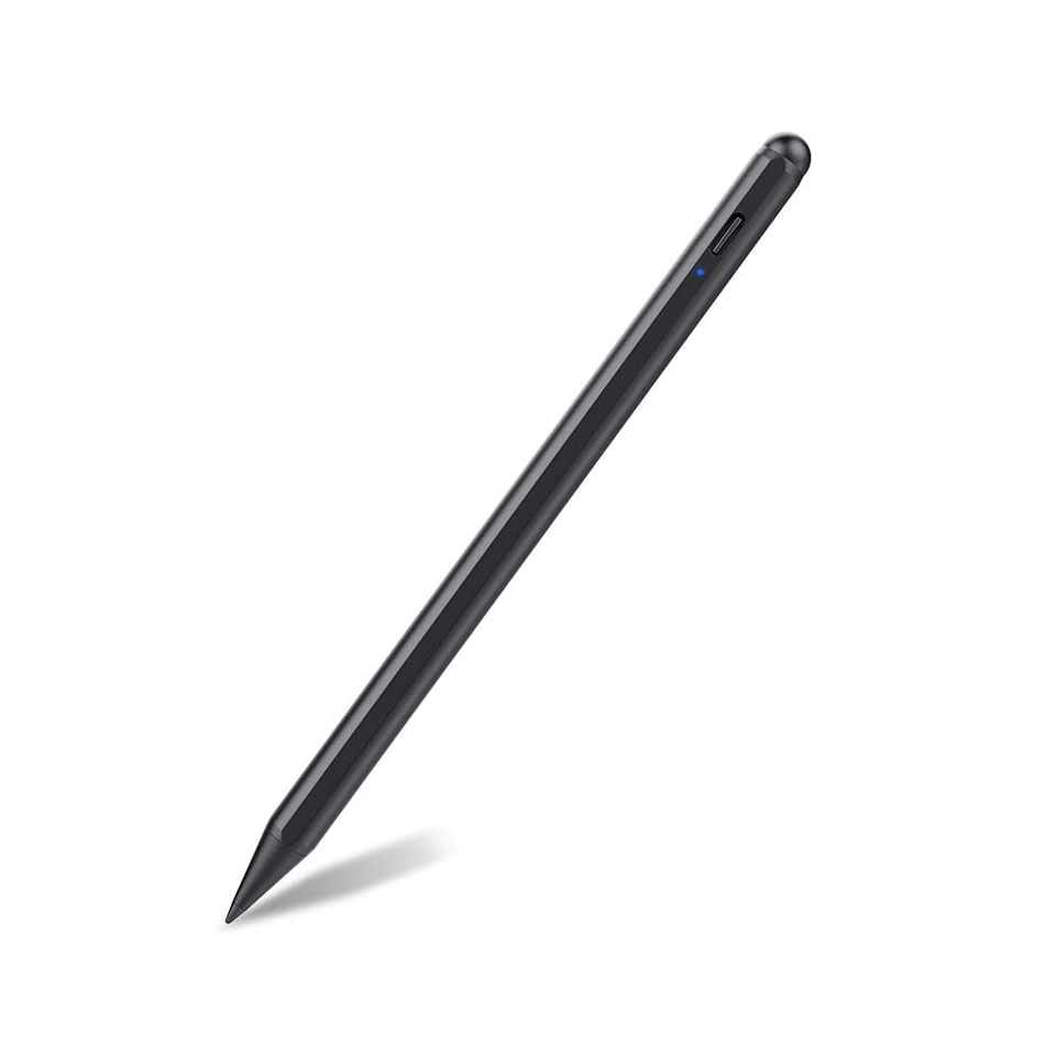 Черный карандаш с логотипом, стилус для iPad, Умный Магнитный карандаш с помпоном для рисования