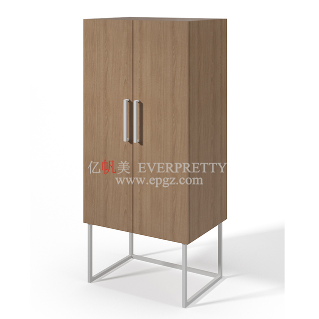 New Simple Design School Dormitory Furniture Iron Tube Base Wardrobe for Adult