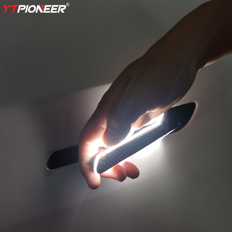 YTPIONEER, заводская цена, автомобильные аксессуары Tesla Model 3, комплект с автоматическим узором из углерода, электрическая дверная ручка для Tesla Model 3