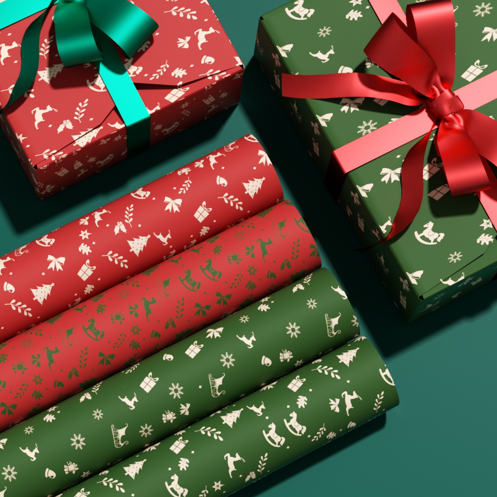 Wholesale High Quality Christmas Gift Wrapping Paper Custom Tissue Paper Packaging For Gift Box Shoe
