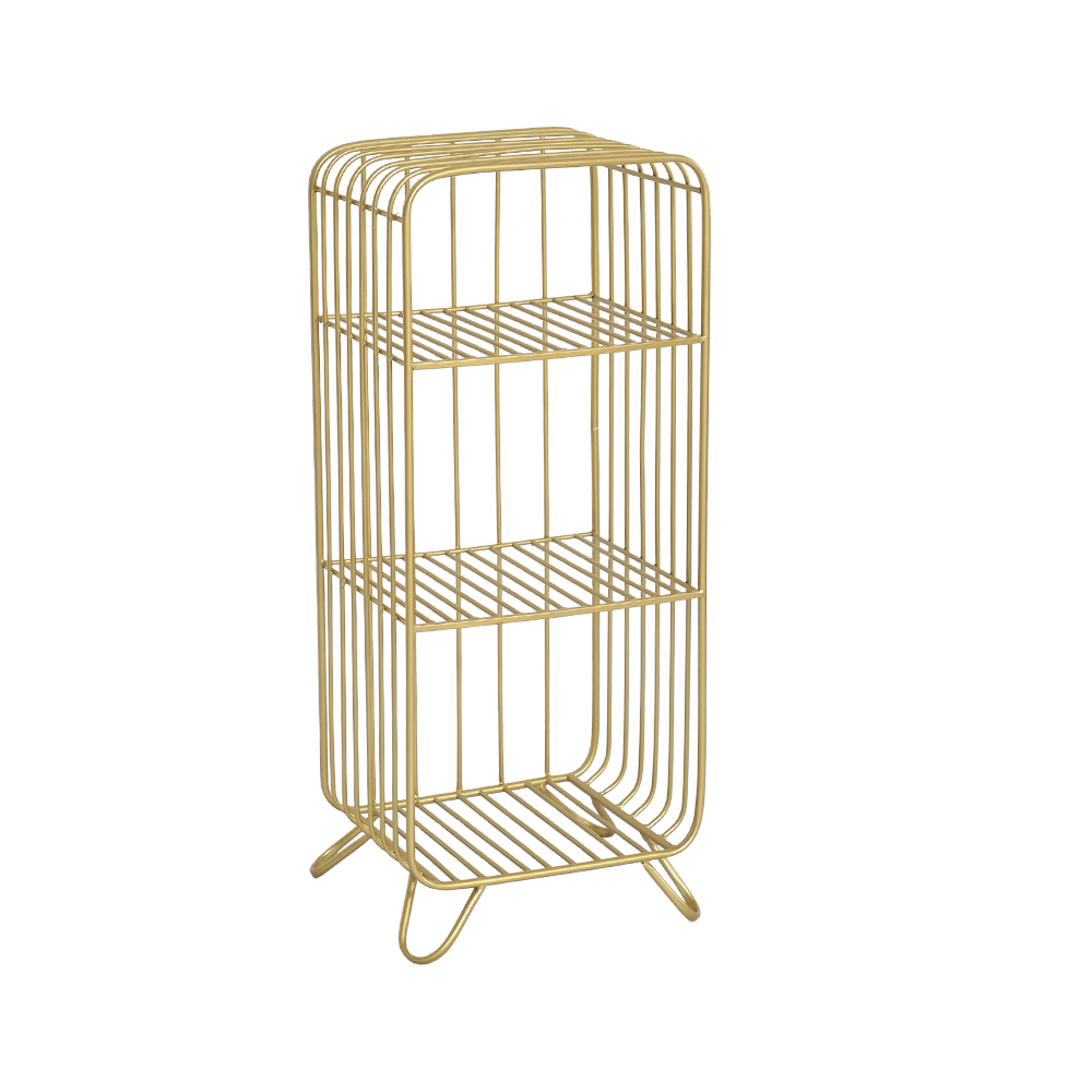Ins Nordic Iron Shelf Floor Storage Shelf Student Bookshelf Ornaments Display Shelf