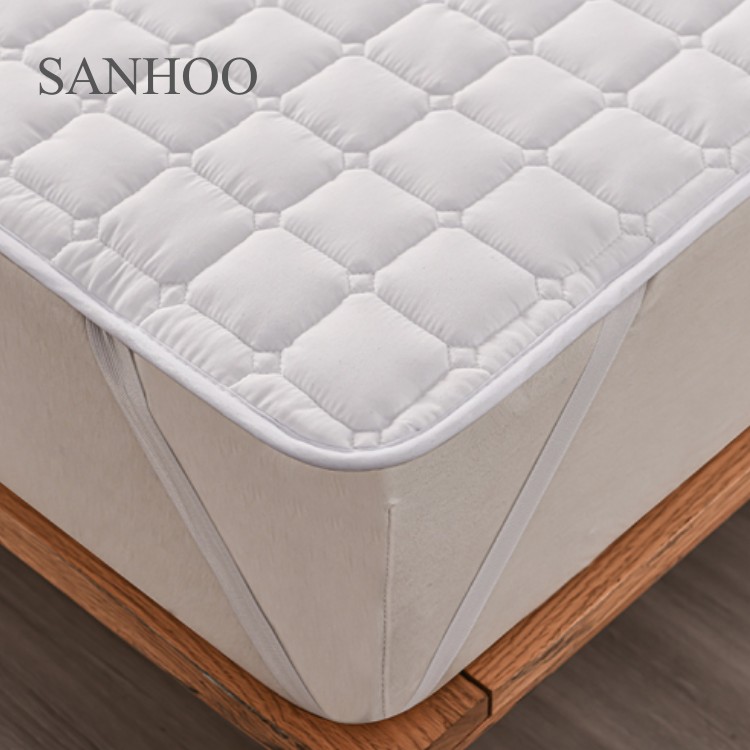 Роскошный стеганый матрас Sanhoo для отеля, 100% водонепроницаемый гипоаллергенный чехол для матраса