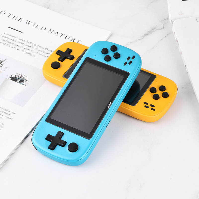 Портативный X60 Встроенный 2000 игр 4,3 ''Ручной мини классический ретро видео Игровая приставка портативная игровая консоль