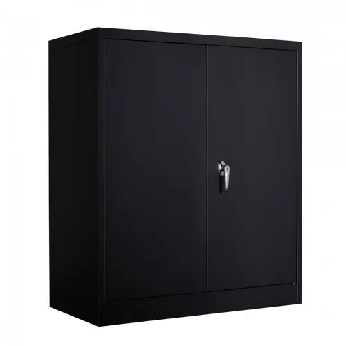 SteelArt furniture office furniture black steel cupboard cabinet,2 door industrial storage cabinet