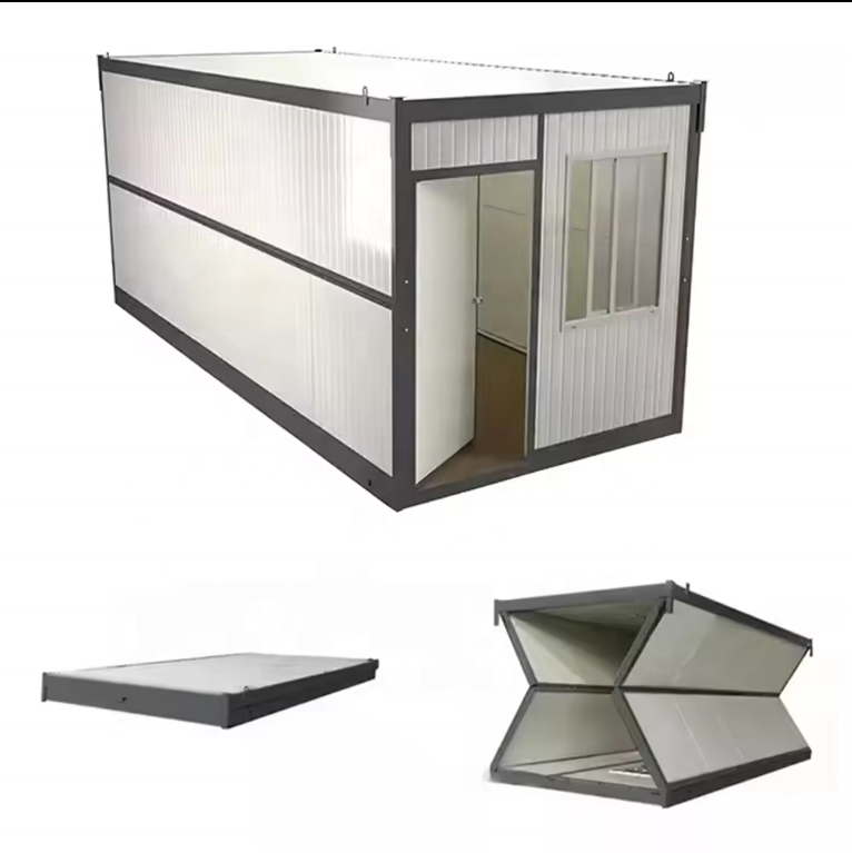 china wholesale best design 20 mins to install 20ft 40 ft prefab portable home waist foldable container house to use for hotel