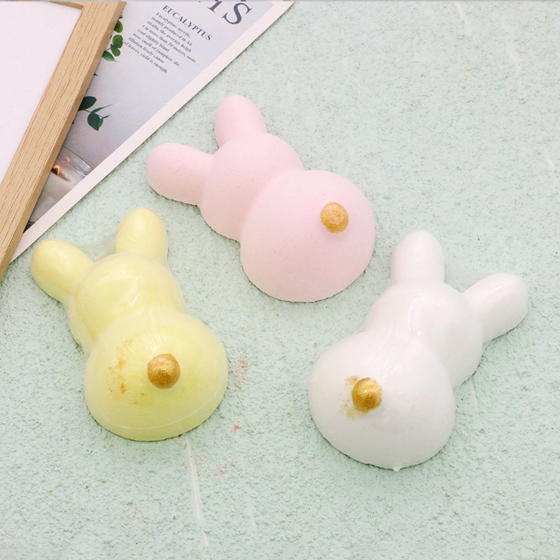 Pet rabbit carrot bath salt ball bubble bath salt float bubble clean bath ball