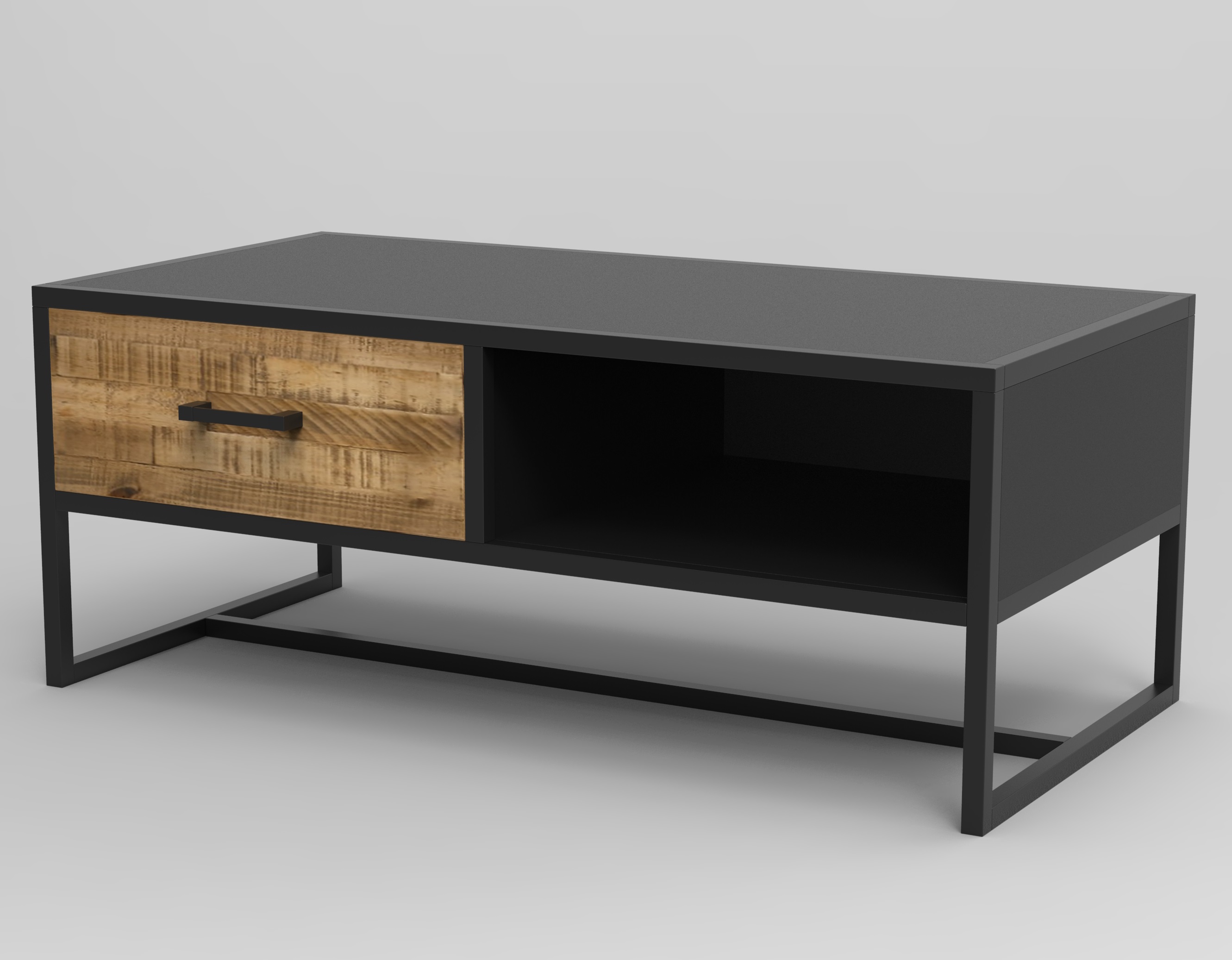 Mayco Living Room Furniture Style Narrow Flat Pack Drawer Chest with Wine Rack Decorative Storage Modern Color