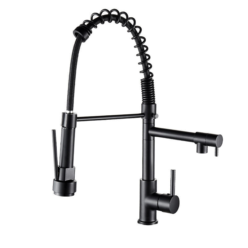 Long Neck Sink Mixer Tap Single Handle Waterfall Kitchen Faucet