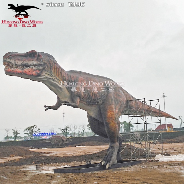 Распродажа, полноразмерный наружный аниматронный динозавр T rex