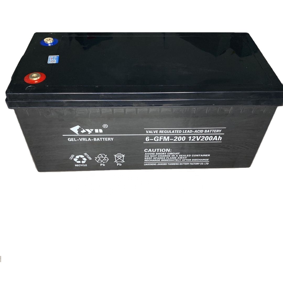 JBTN 12V 200Ah gel solar battery and deep cycle battery for solar energy and inverter 12v200ah GEL battery