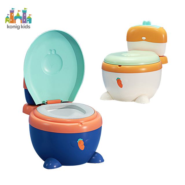 Konig Kids OEM/OEM Baby Potty Chair Lovely Carrot Shaped Portable Potty Seat Baby Potty Training
