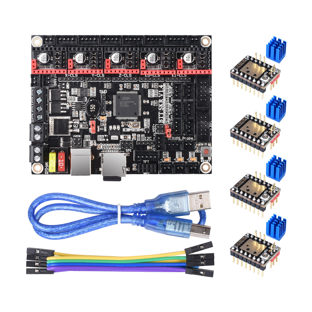 BIGTREETECH СКР V1.4 вгб СКР V1.4 Turbo 32 бит доска + TFT35 E3 V3.0 3D части принтера TMC2130 TMC2209 TMC2208 vs MKS GEN L Ender-3