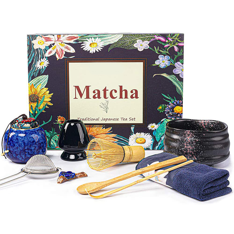 Таможня напечатала различные типы лучшие бамбуковые Matcha венчик для взбивания набор для чайной церемонии