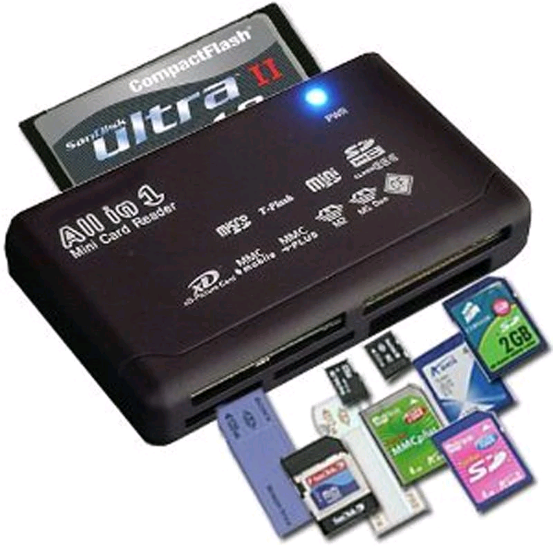 Мульти в 1 все в одном устройство для чтения карт памяти USB внешний SD Mini Micro M2 MMC XD CF