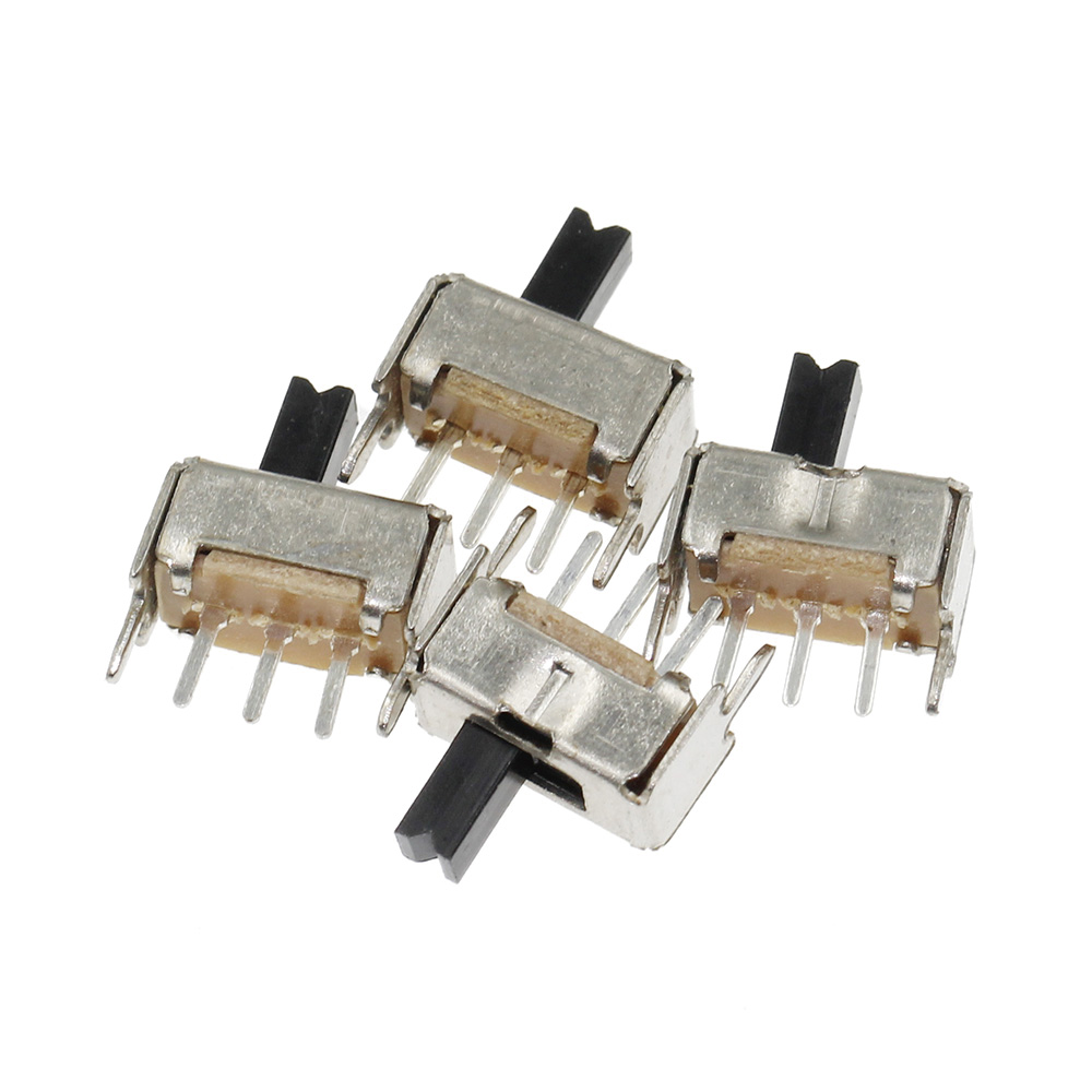 SS12D07 Mini Vertical Slide Switch 1P2T 3 Pin Toggle Switch SMD PCB DPDT Vertical Switch High Quality