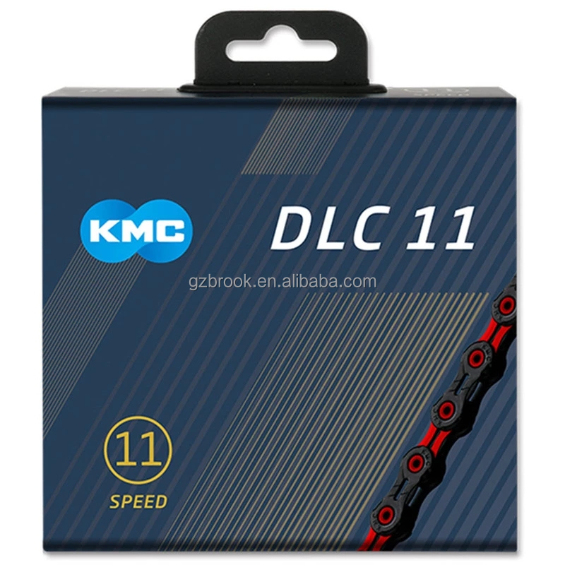 КМК цепи X11SL DLC велосипед алмазные цепи Сверхлегкий Black-Red118L 11 скорость цепи для горного велосипеда дорожный велосипед