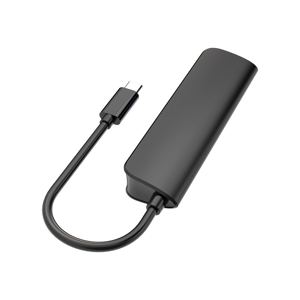 Бесплатная доставка CABLETIME 4 порта USB Lan адаптер Тип C к USB 3,0 концентратор с Gigabit Ethernet