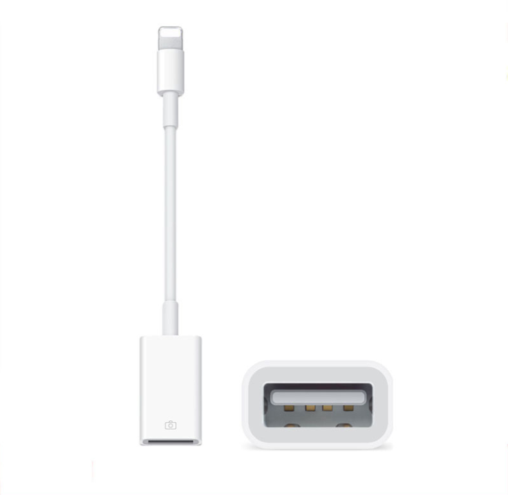 Адаптер OTG USB 3,0 для iphone, Переходник USB мама OTG, адаптер для камеры, USB кардридер для устройств iOS