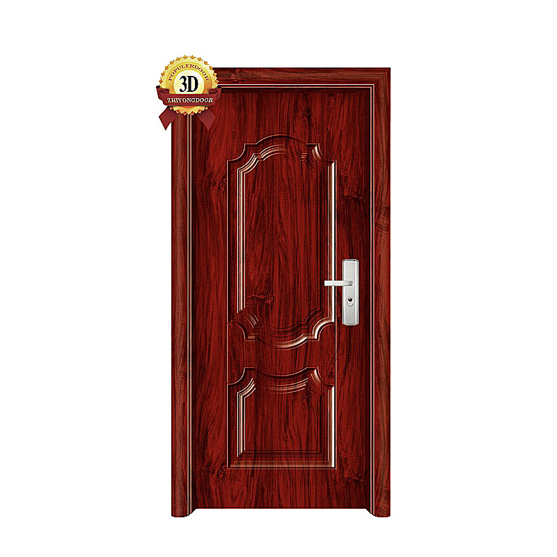 Factory offer high quality security steel interior wooden room door