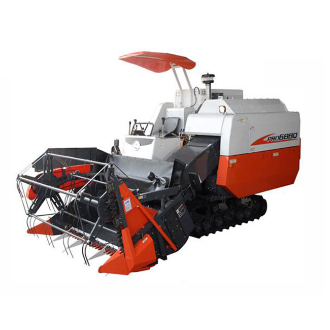 Бывший в употреблении рисоуборочный комбайн kubota PRO688Q для фермы