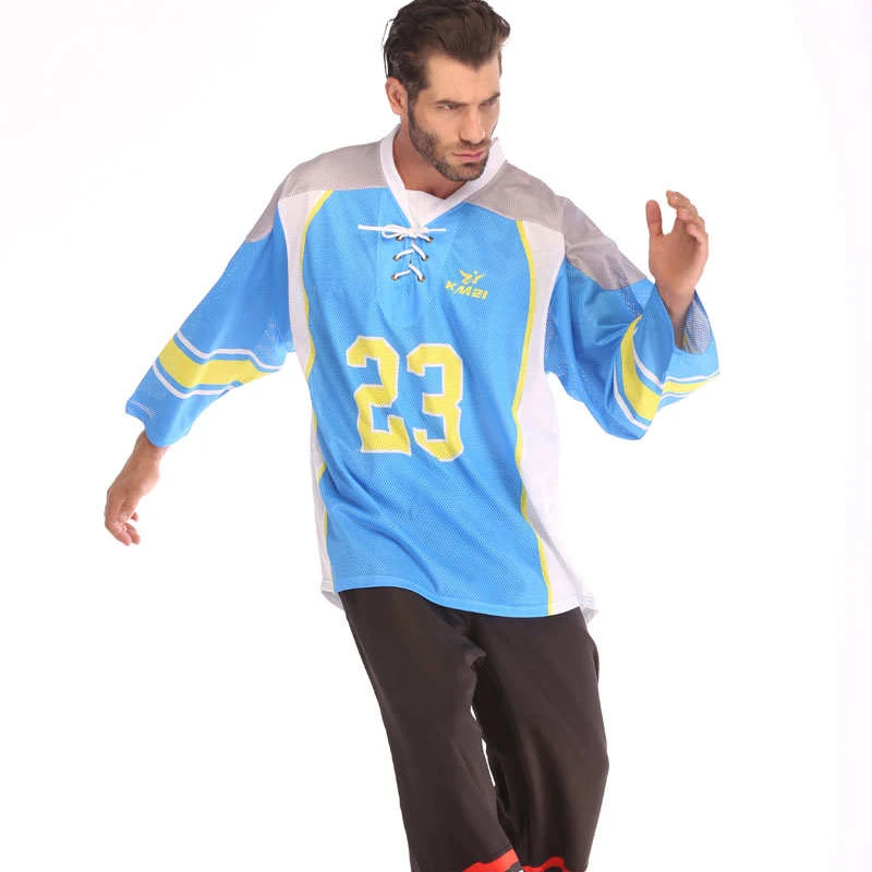 High quality Custom Men's Plus Size Soft Comfortable Sublimated Ice Hockey Uniform Sportswear Tracksuit Shirts