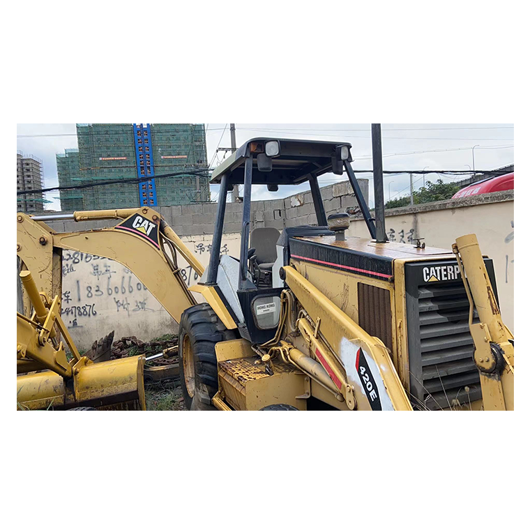 Used Multifunction Wheel Backhoe Loader for Sale CAT 420 backhoe loader UNIQUE Diesel CAT engine