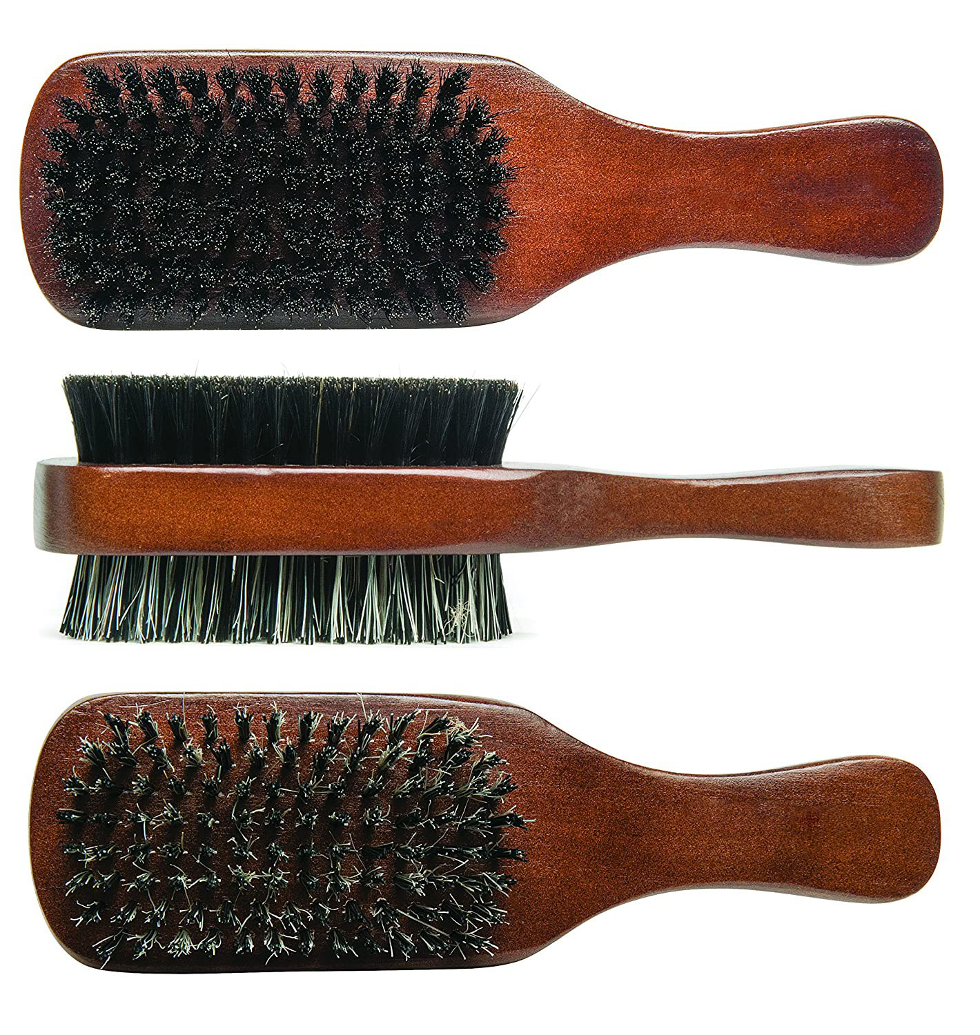 Двусторонняя щетка для волос Doublesidedwoodenpetbrush Efalock, двусторонняя щетка для волос, щетка для волос со свиными концами, боковая стеснительная щетка для девушек, вьющаяся заколка