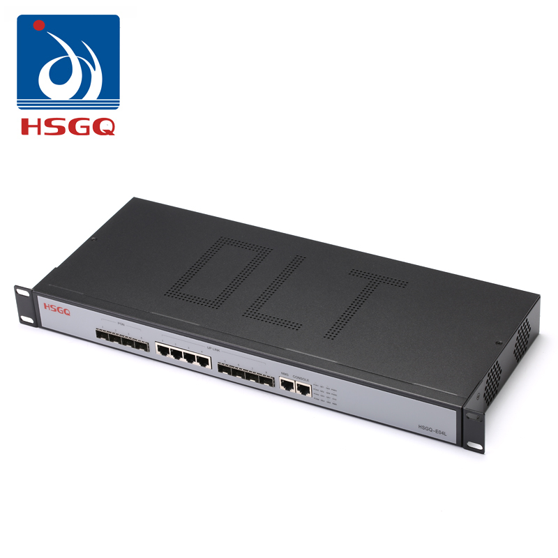 Дешевые волоконно-оптические Малый epon olt цена ftth HSGQ-E04L 4 порта epon olt sfp класса c Мини olt