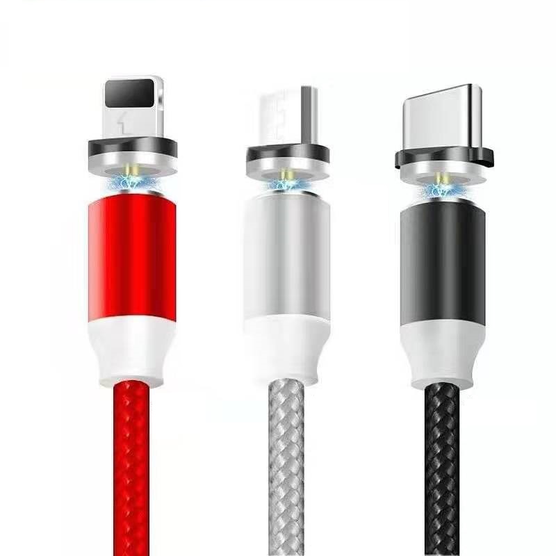 Дизайн для iPhone зарядное устройство и android 2.4A Быстрая зарядка 3 в 1 Магнитный usb кабель Магнитный зарядный кабель