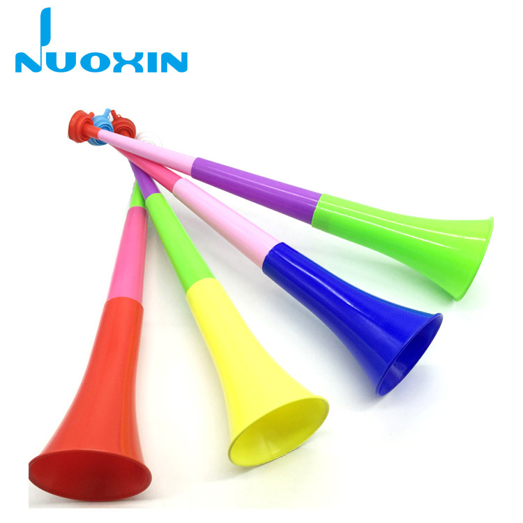 Nuoxin пользовательские рекламные пластиковые оптом vuvuzela для футбольных мероприятий