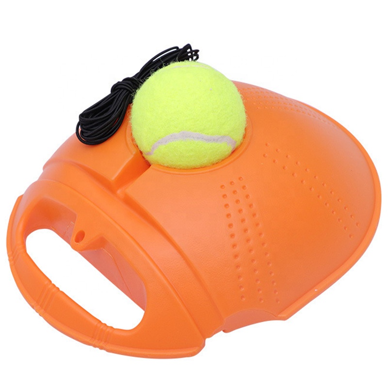 Heavy Duty Tennis Training Tool Exercise Tennis Ball Sport Self-study Rebound Ball With Tennis Trainer Baseboard Sparring Device