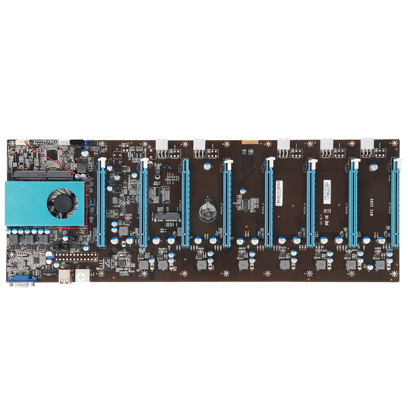Материнская плата Intel 6-го поколения Celeron 3855 Skylake DDR3 8 Гб с поддержкой функции майнинга sata 3,0