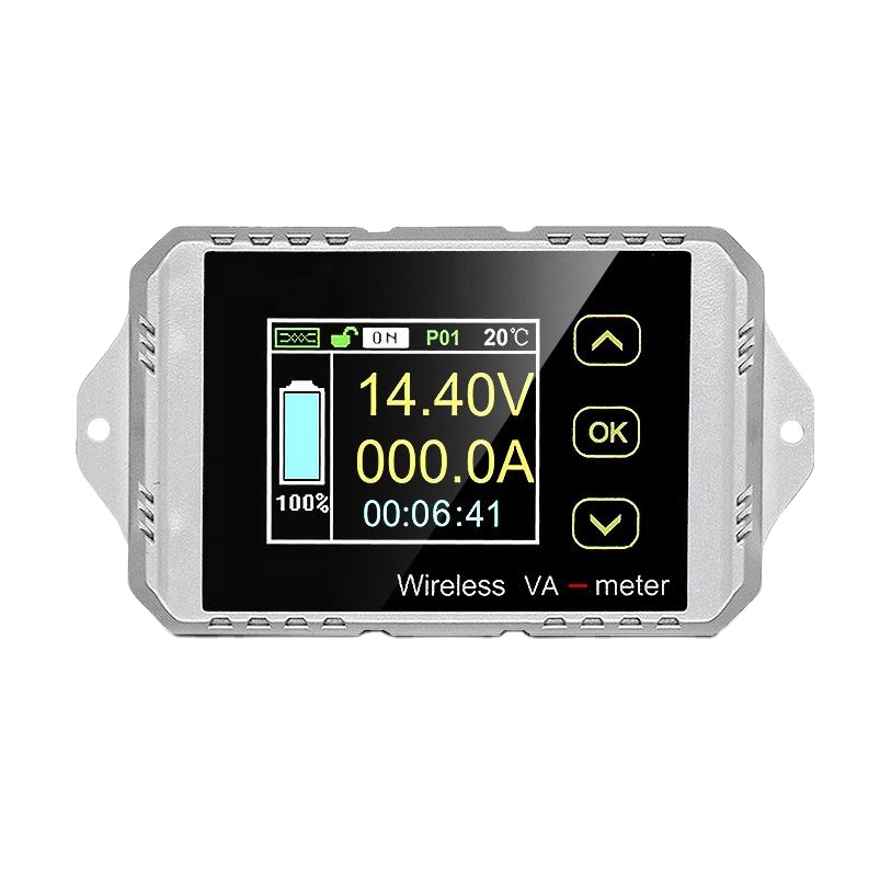 VAT4300 DC400V 300A Wireless Color Screen Digital Volt Amp Watt Meter Power Capacity Combo Tester