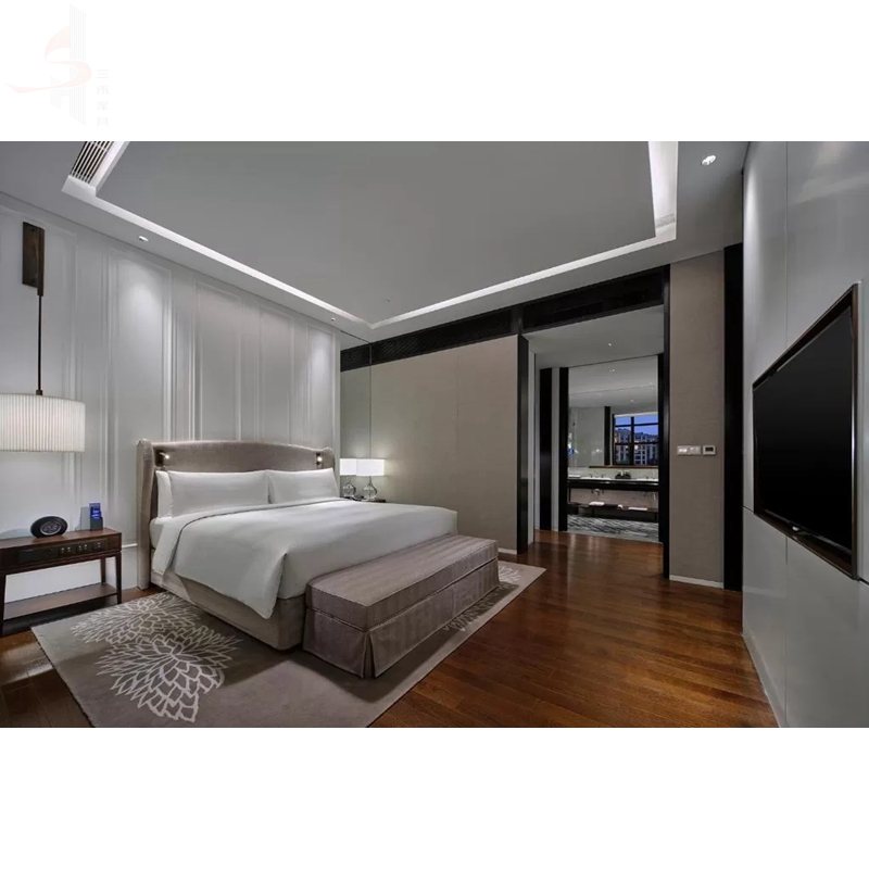 Foshan Sanhe Luxury Modern Hotel Furniture 5 Star Suite Custom Made Hotel Room Furniture
