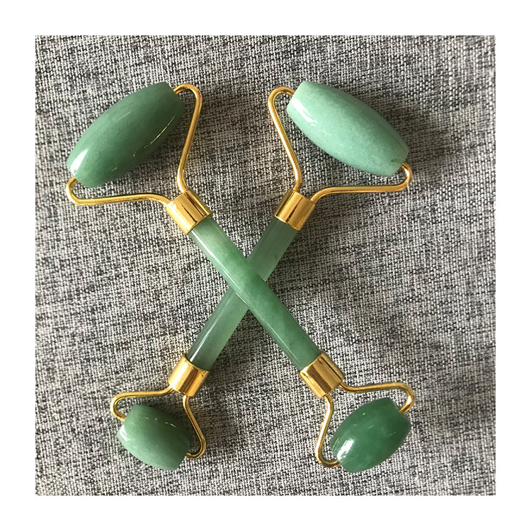 Jade Roller Gua Sha Set best Face Massager Green Jade Roller Set guasha Aventurine Jade Roller Set