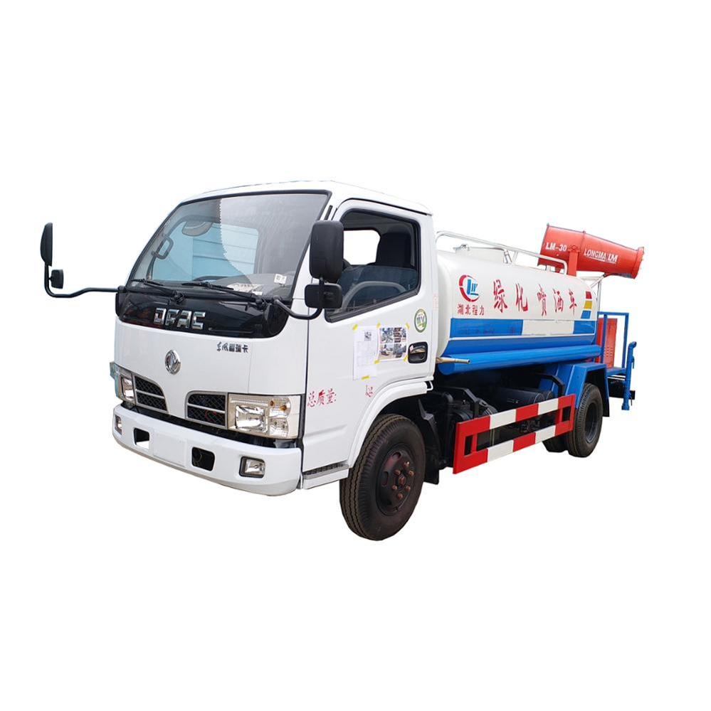 Factory direct sale for dongfeng small water truck 5m3 with fog gun