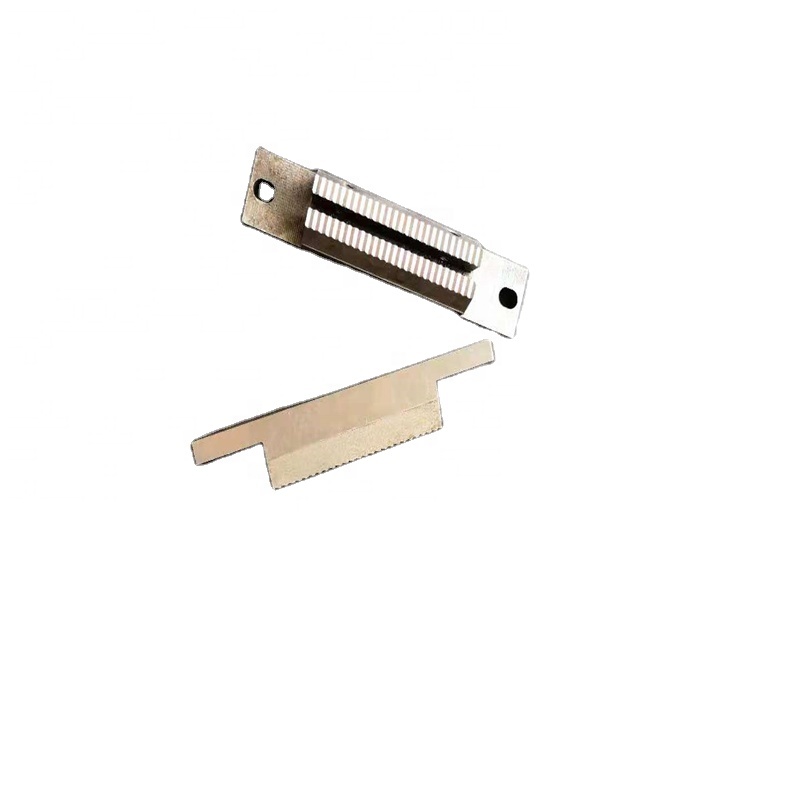 Flower knife Pillow packaging machine cutting blade Film cutting serrated knife holder