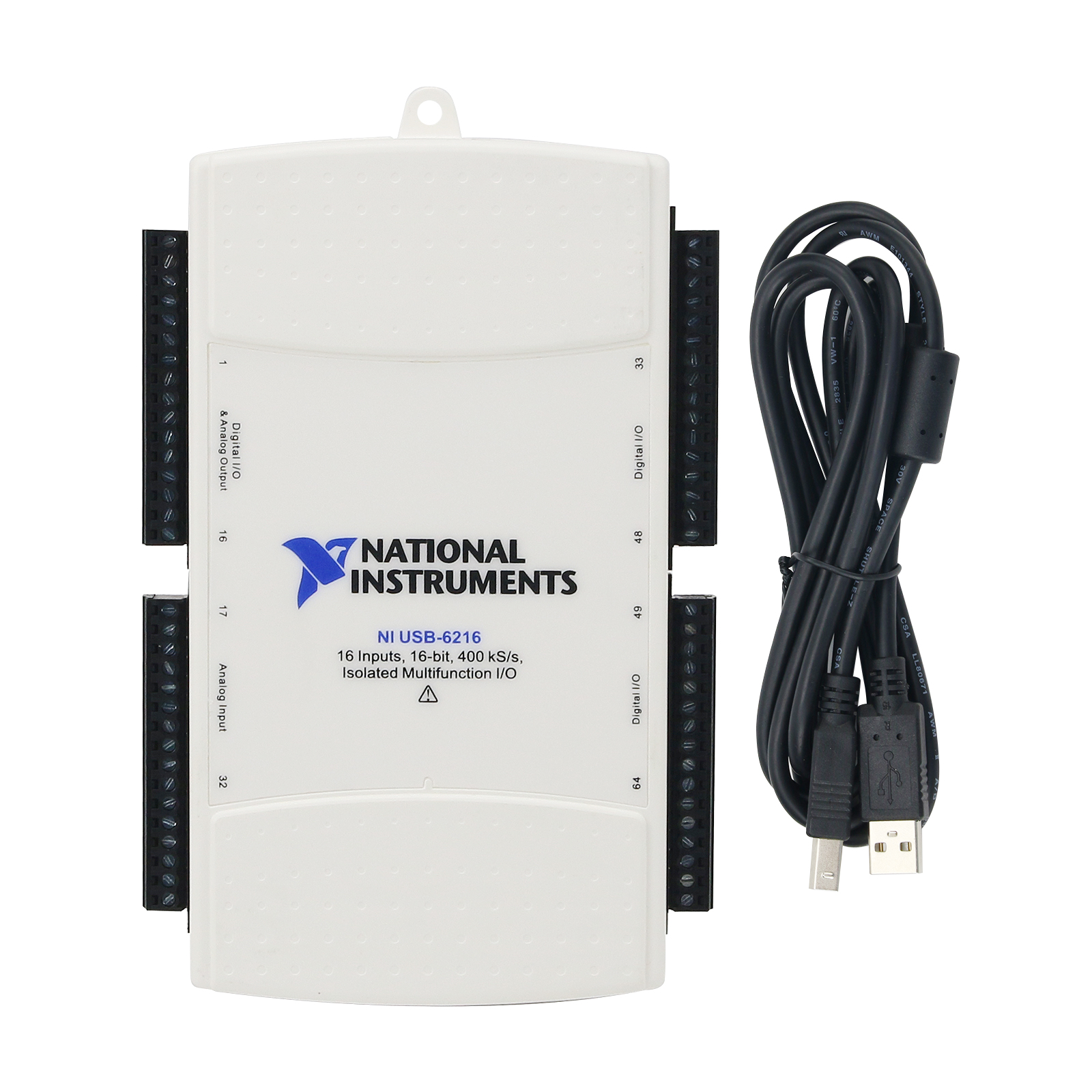 USB-6216 OEM DAQ USB 16 входных сигналов 16Bit 400KS/s изолированный Многофункциональный I/O сбора данных карты для NI