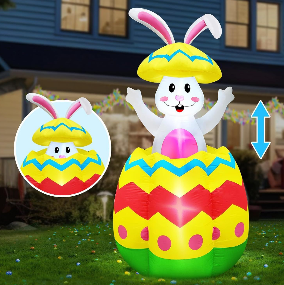 Cheap Price Custom Made Outdoor Park Decoration Thanksgiving Date Party Event Decoration Inflatable Rabbit Models