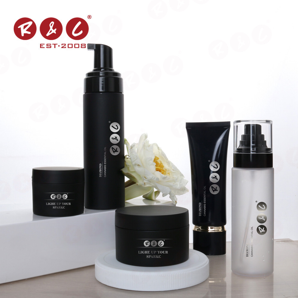 High Quality 1oz 50g 200ml 250ml Unique Plastic Emballage Cosmetique Cosmatic Pet PETG Jars And Bottles 6oz Plastic Jar With Lid