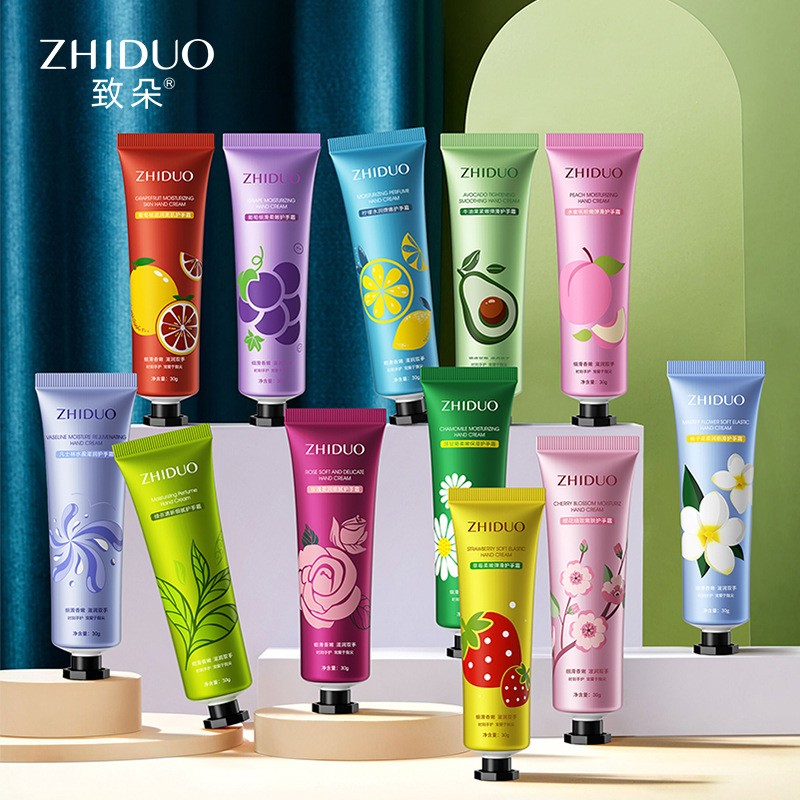 ZHIDUO-крем-лосьон для рук с экстрактом фруктов, органическое отбеливание, увлажнение, OEM, горячие продажи