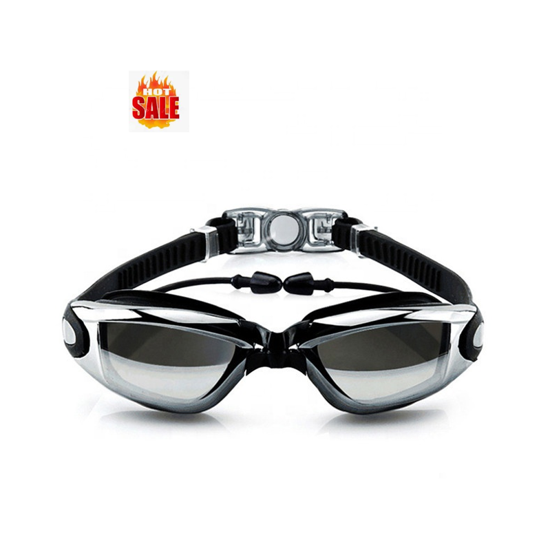 No leaking anti fog uv protection professional adult waterproof prescription heap swim goggle
