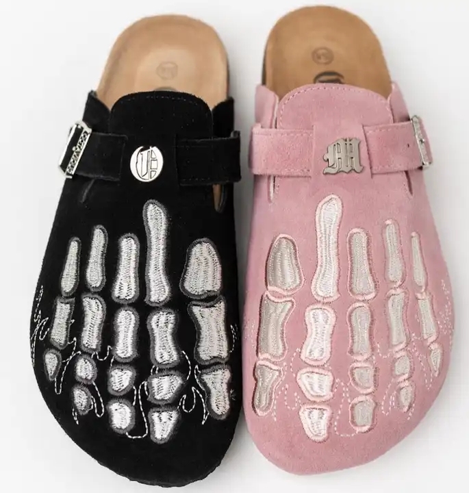 Hot sale custom clogs Wholesale Western Style Soft Buckled Start Print Cow Print Sunflower Slip On Shoes Women Leopard Slippers
