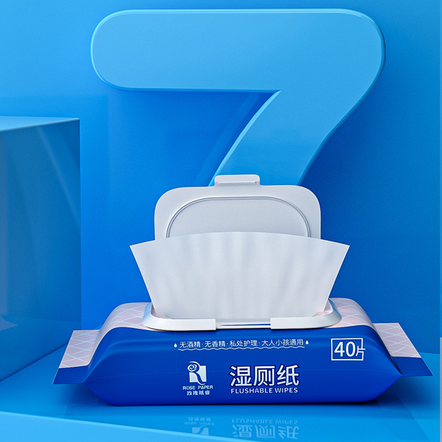 Degradable Washable Flush Wet Cheap Toilet Wipes For Male And Female