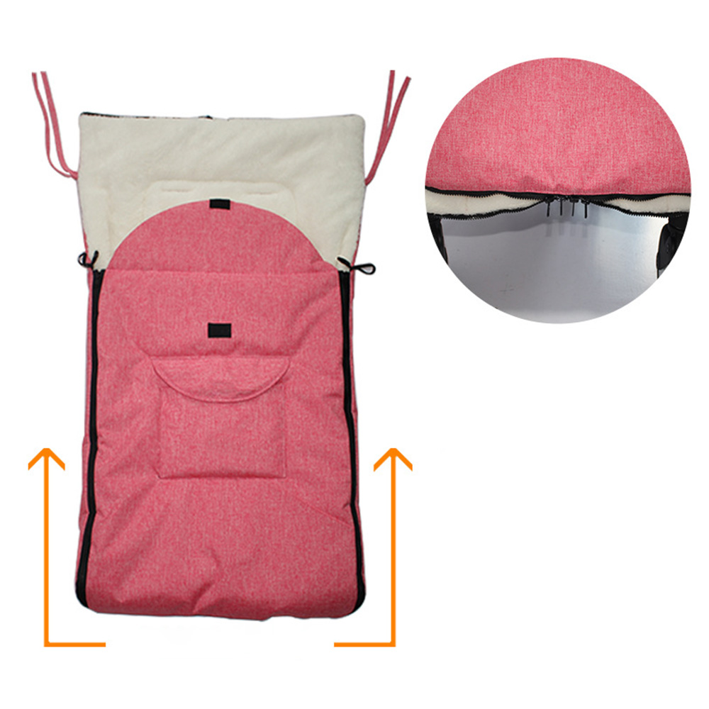 Thicken Stroller Winter Footmuff Sleeping Bag Wind Protection Warm Baby Breathable Eco-friendly Printed Support In-stock Items