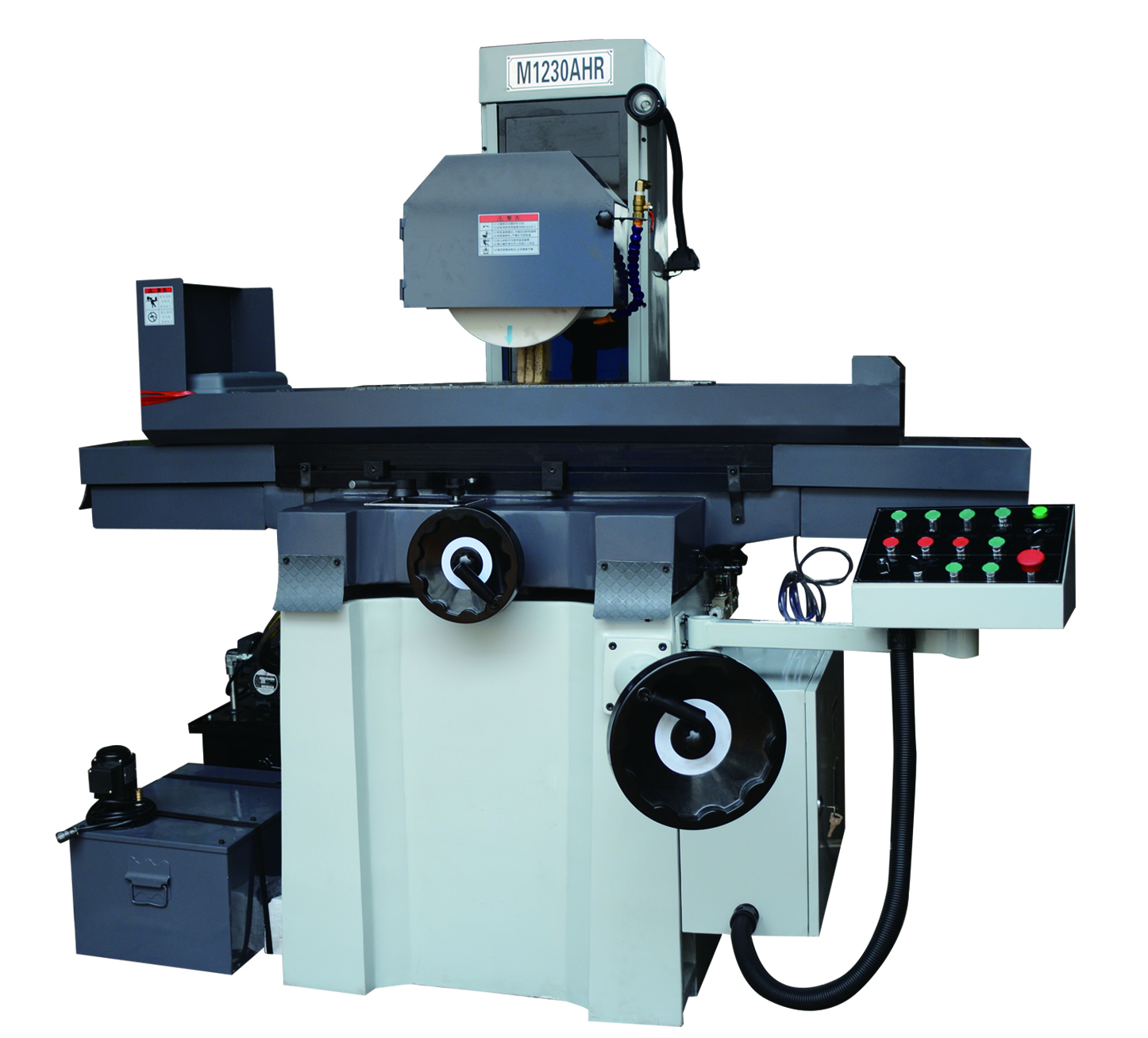 Semi-Auto Hydraulic Surface Grinder M1230AHR Rapid Lifting Horizontal Surface Grinding Machine Saddle Type Table Size 690*300mm