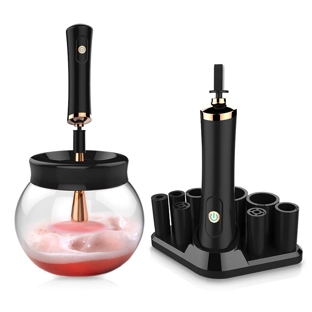 Dropshipping Automatic Brush Cleaner Spinner Fast Clean Dry Machine Cosmetic Brushes Electric Makeup Brush Cleaner